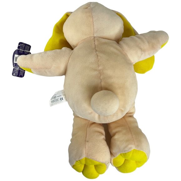 Kuddle Me Toys Velboa Bunny Rabbit Plush with Ribbon 14 Inch 1999 Stuffed Animal - Picture 4 of 7